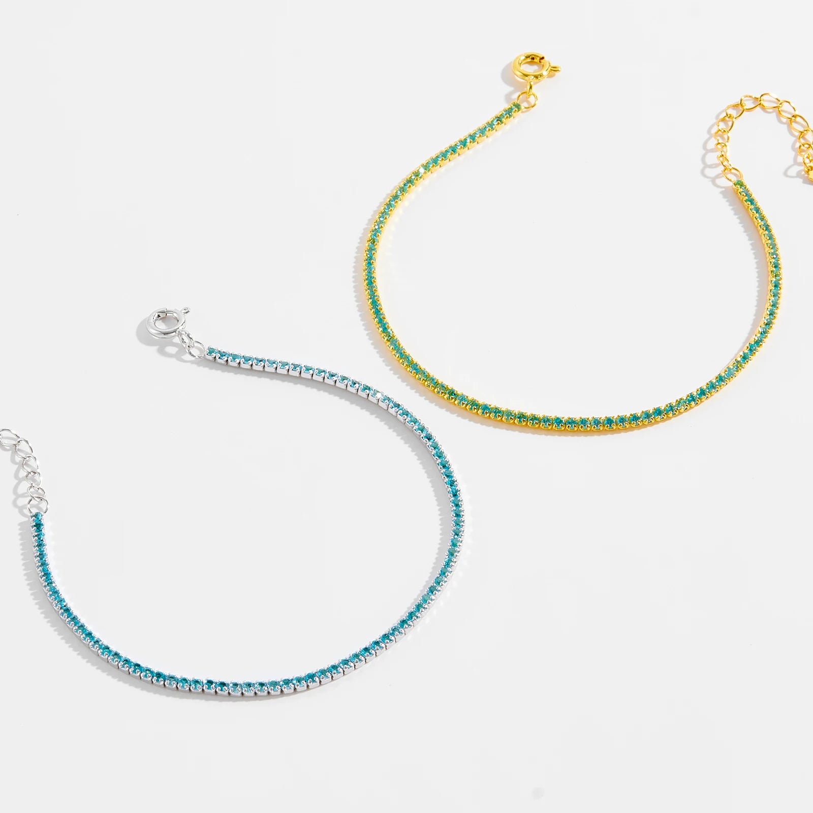 Gold Tennis Zircon Bracelet