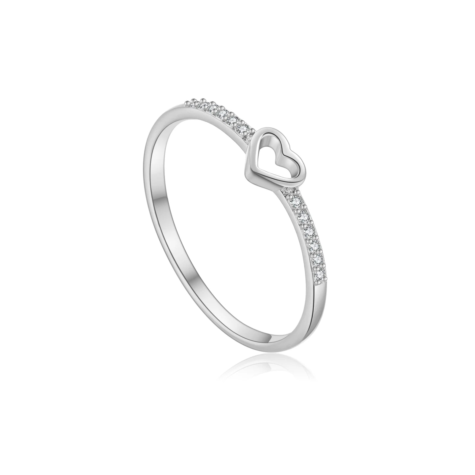 Minimalist Heart-Shaped Ring