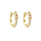 Square Shape Huggies EARRINGS