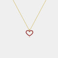 Heart Necklace Gold