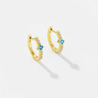 Square Shape Huggies EARRINGS