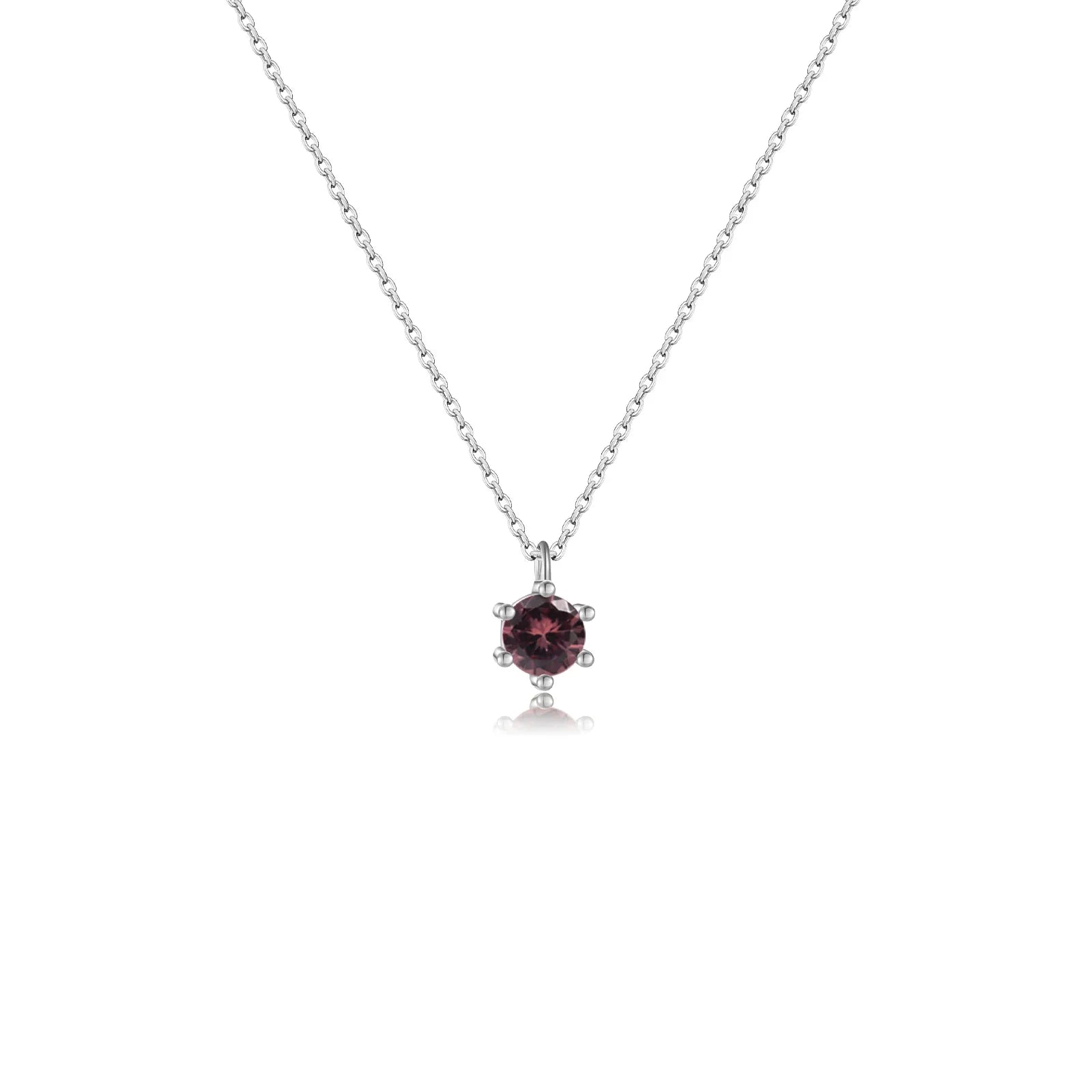 Crystal Necklace Silver