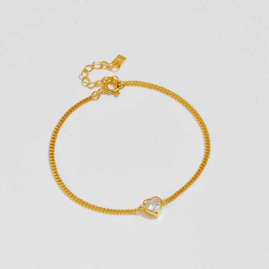 Heart CZ Bracelet