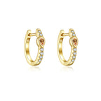 Square Shape Huggies EARRINGS