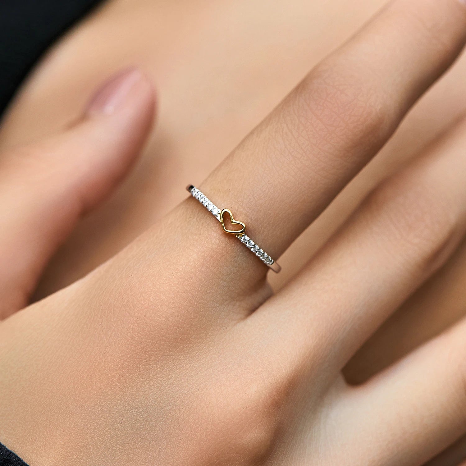 Heart-Infinity Ring