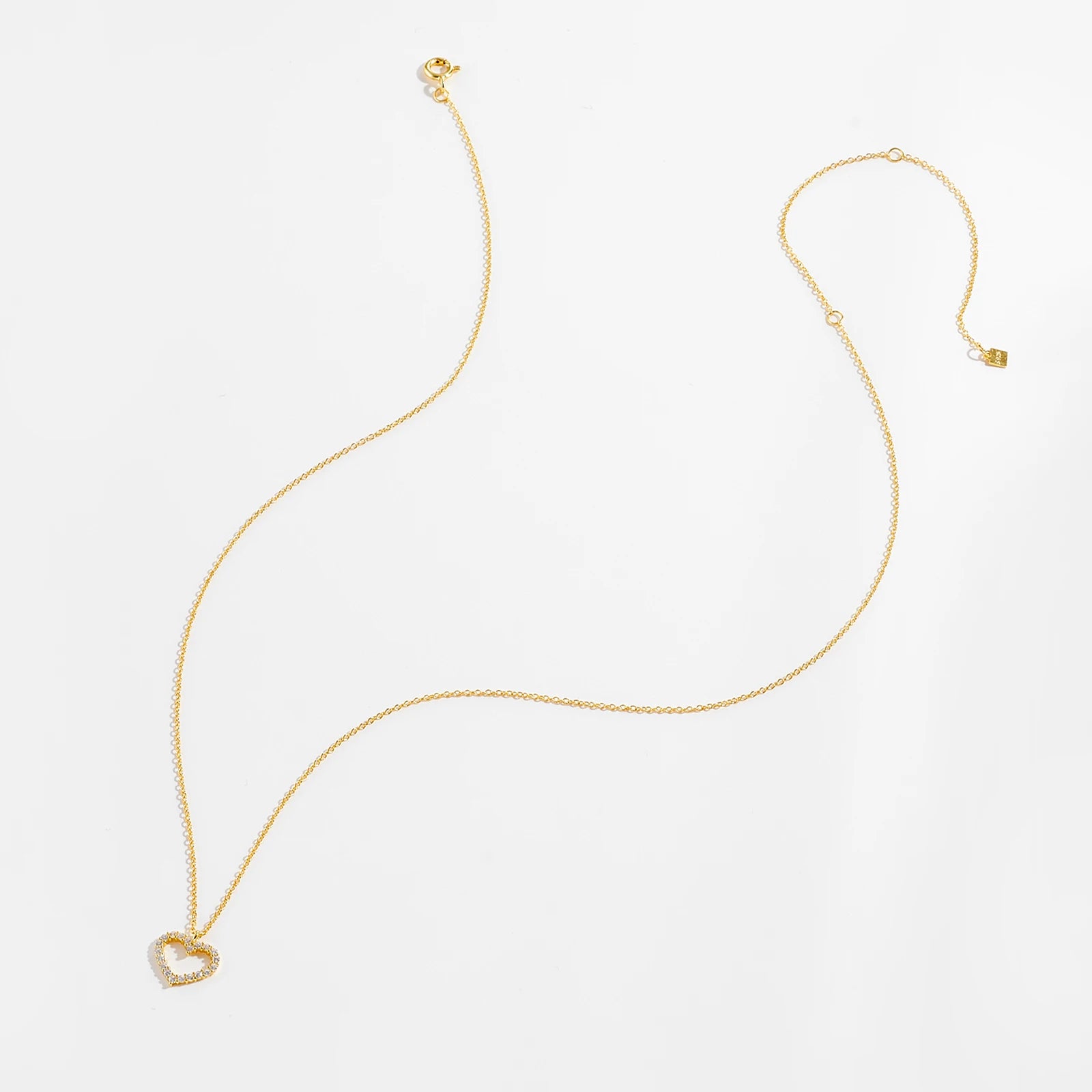 Heart Necklace Gold