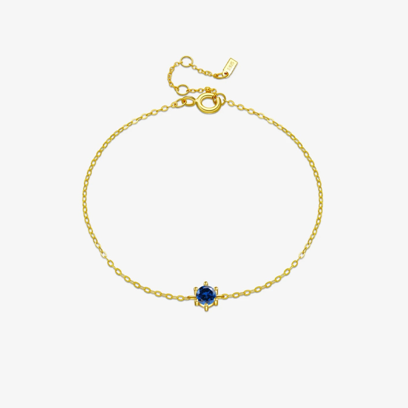 Crystal Zircon Bracelet Gold