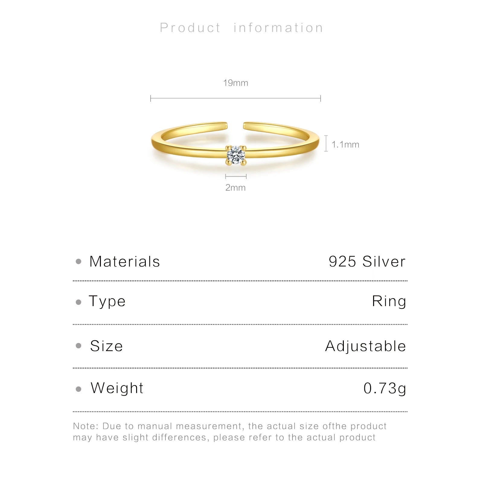 Ball Slim Resizable Rings