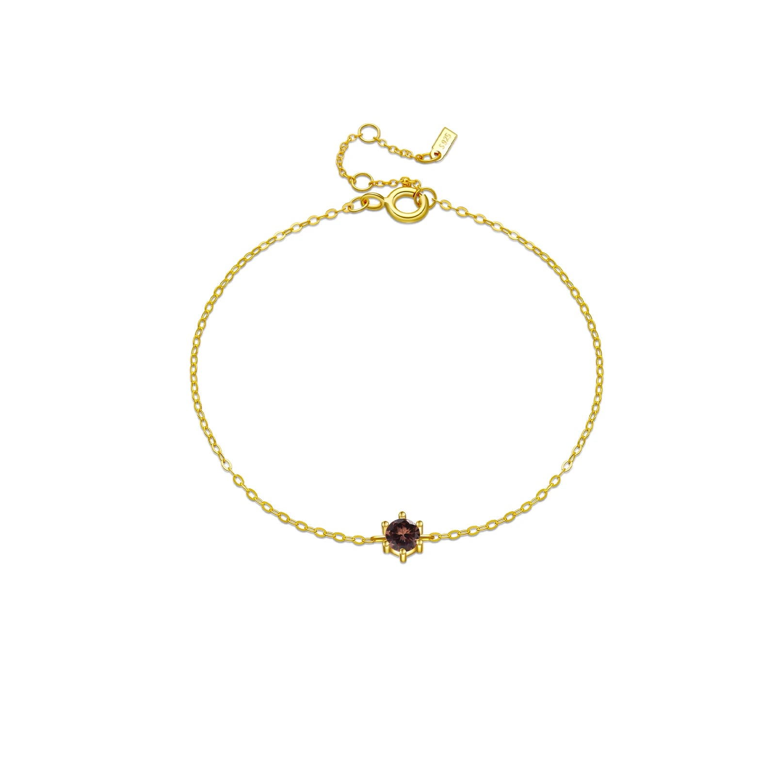 Crystal Zircon Bracelet Gold