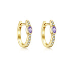 Square Shape Huggies EARRINGS