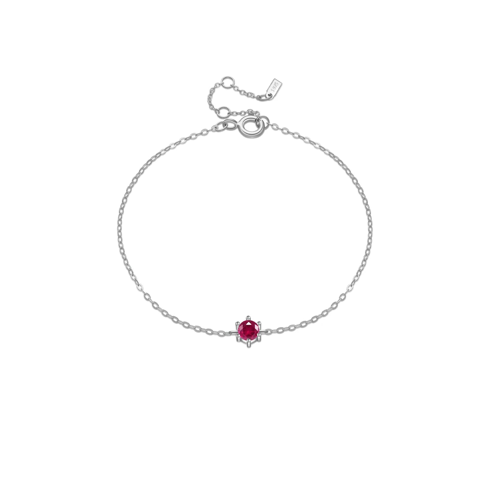 Crystal Zircon Bracelet Silver