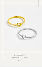 Minimalist Heart-Shaped Ring