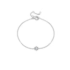 Crystal Zircon Bracelet Silver
