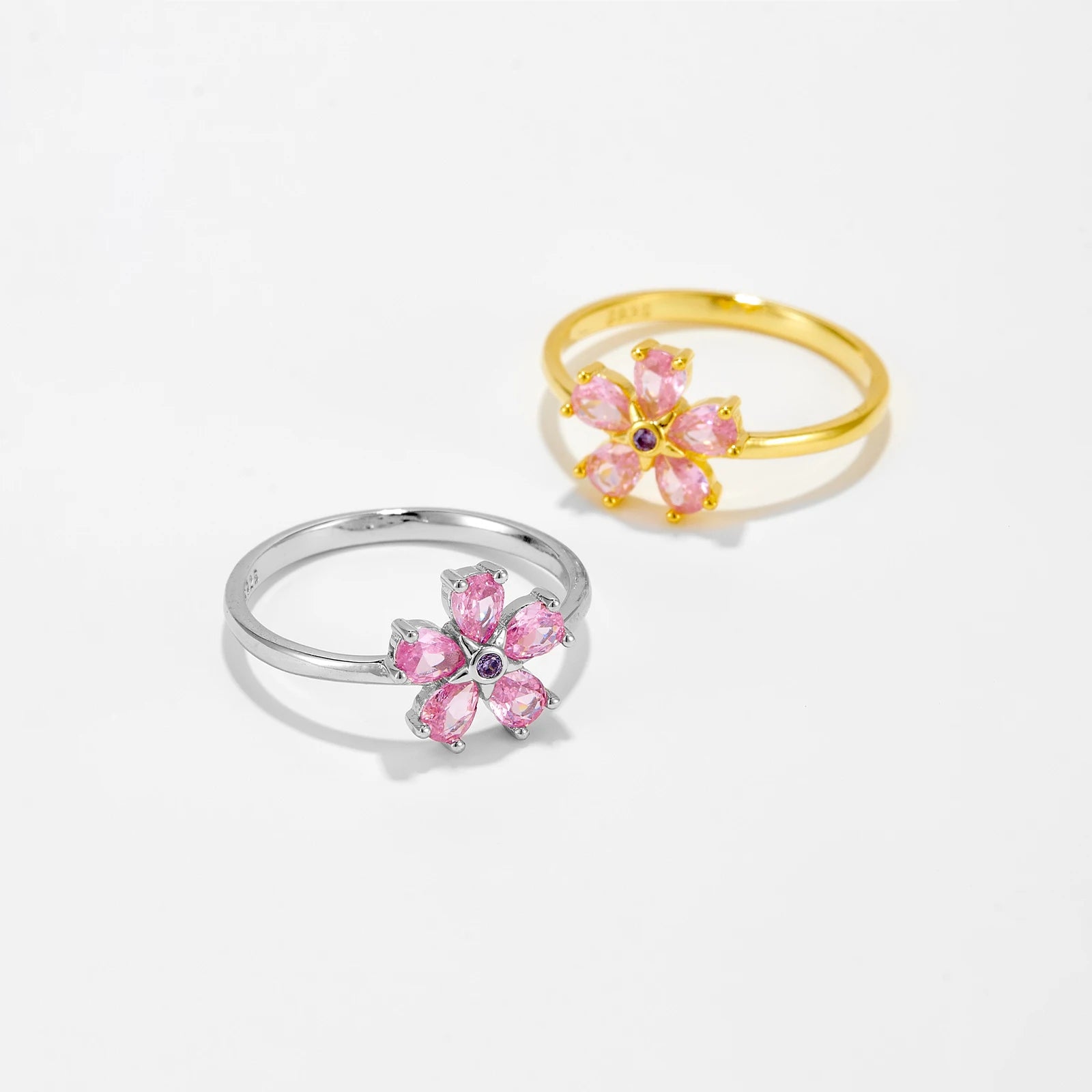 Pink Flower Ring
