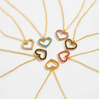 Heart Necklace Gold