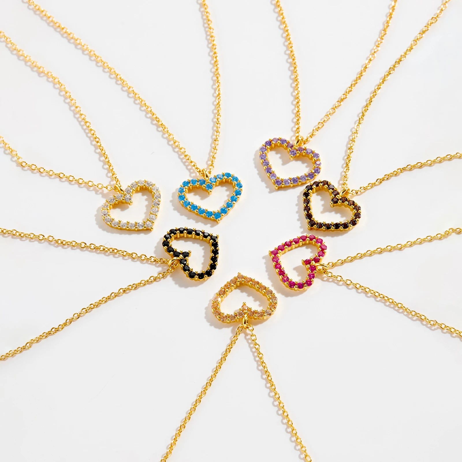 Heart Necklace Gold