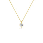 Crystal Necklace Gold