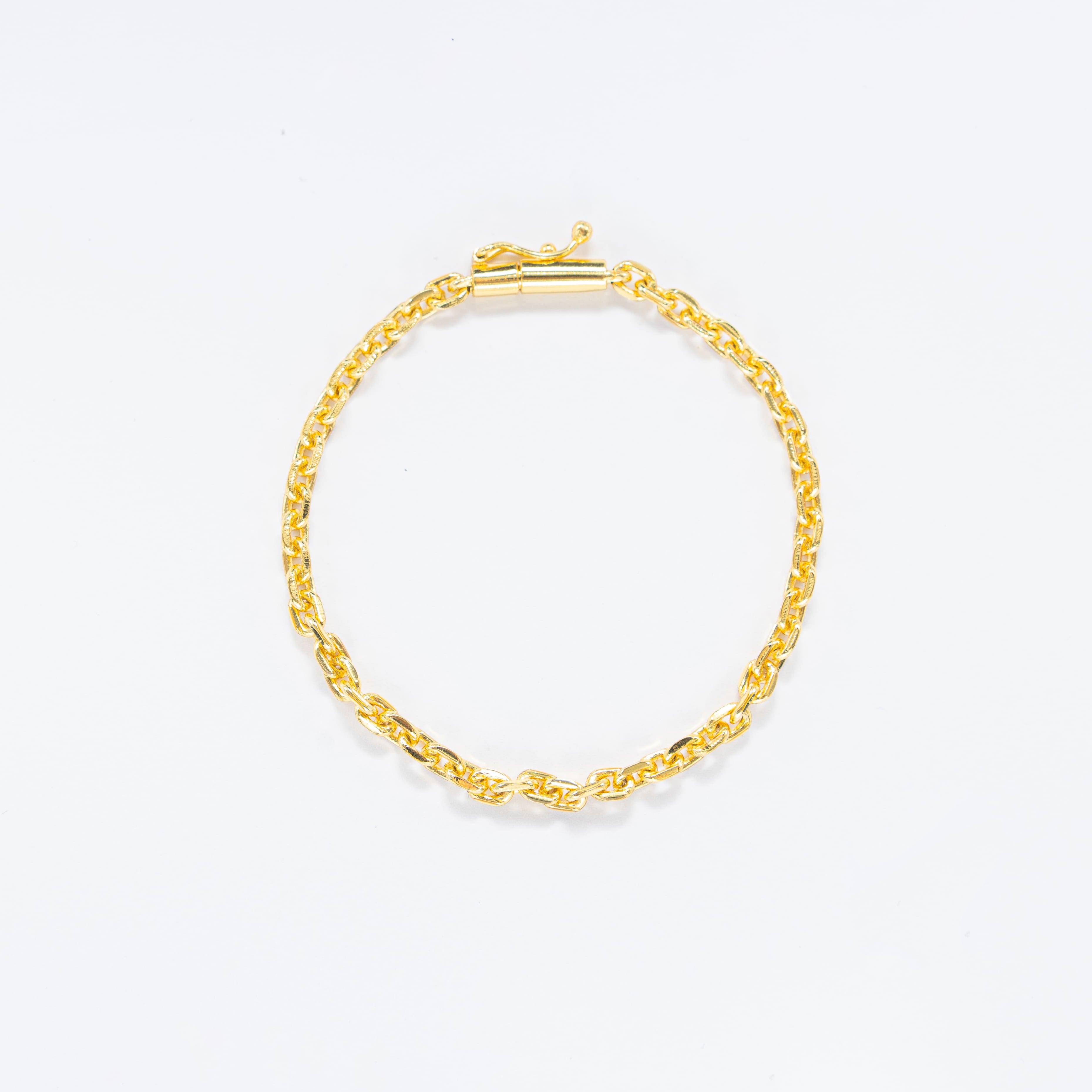 PAPERCLIP BRACELETS 4MM - GOLD