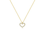 Heart Necklace Gold