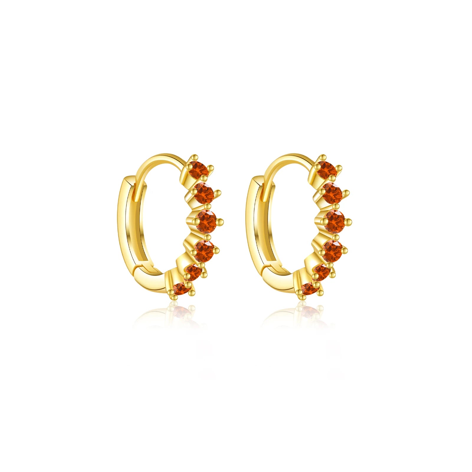 Crystal Hoop EarringS