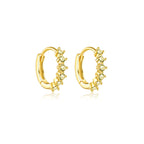 Crystal Hoop EarringS