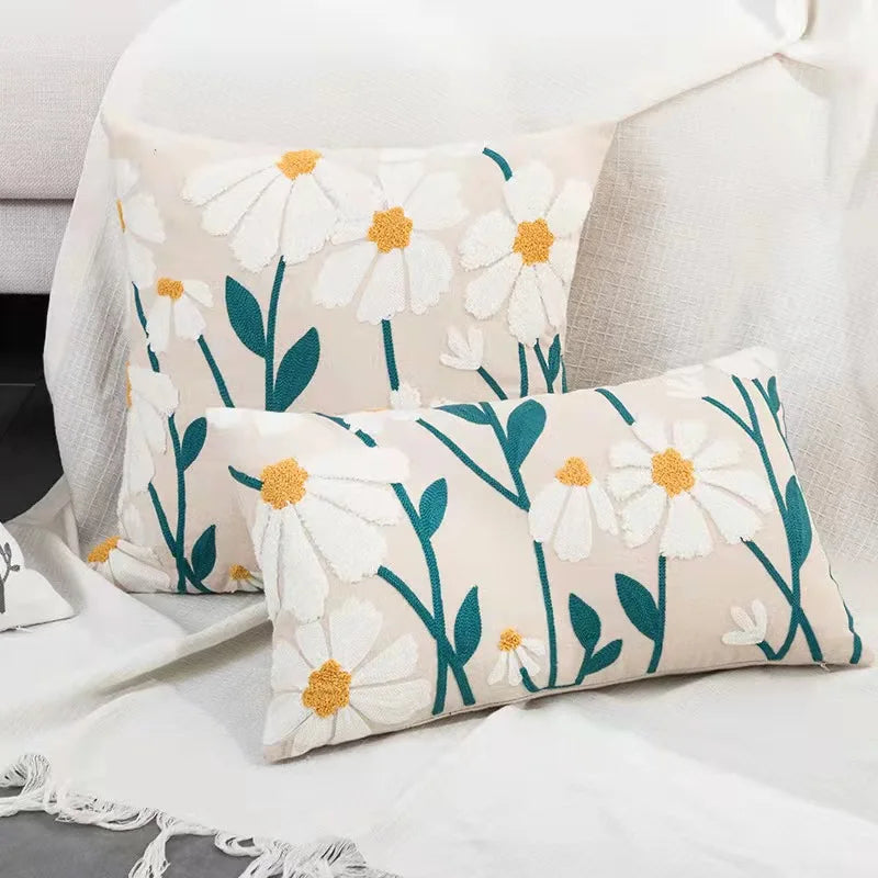 Floral Geometric pillow Cover