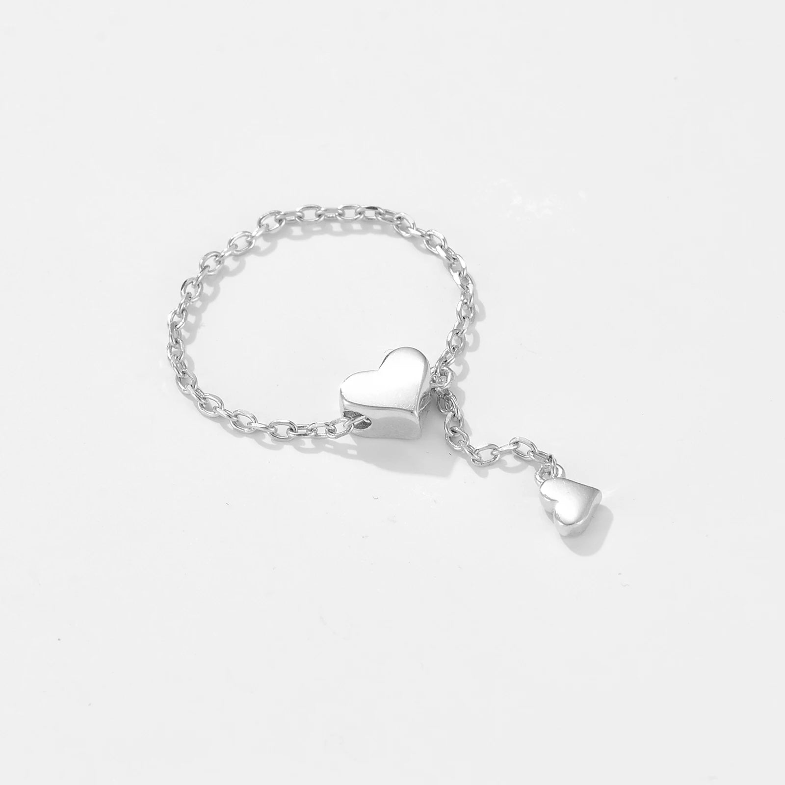 Heart Love Chain Ring