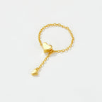 Heart Love Chain Ring