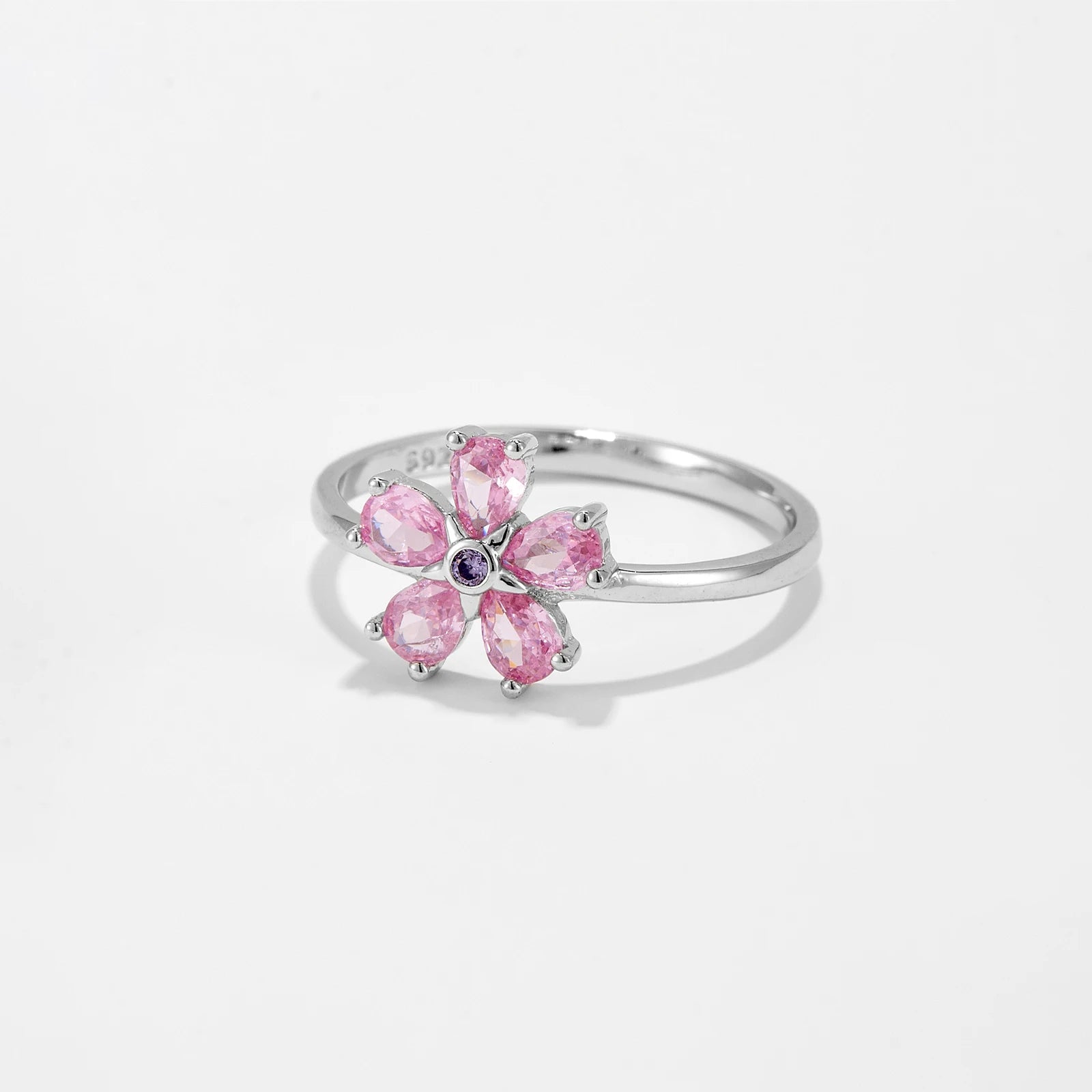 Pink Flower Ring