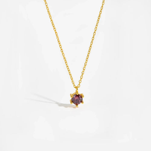 Crystal Necklace Gold