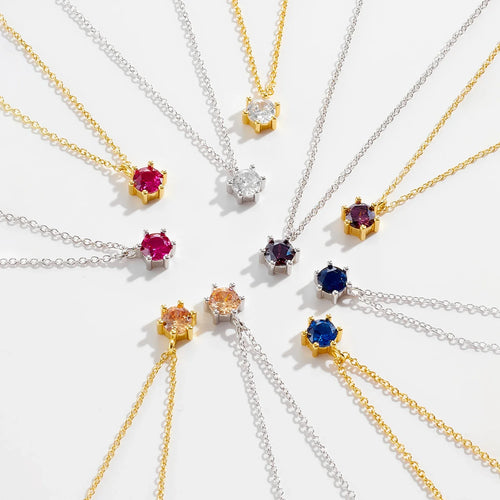 Crystal Necklace Silver