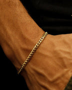 CUBAN BRACELETS 4MM - GOLD