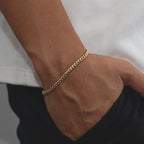 CUBAN BRACELETS 4MM - GOLD