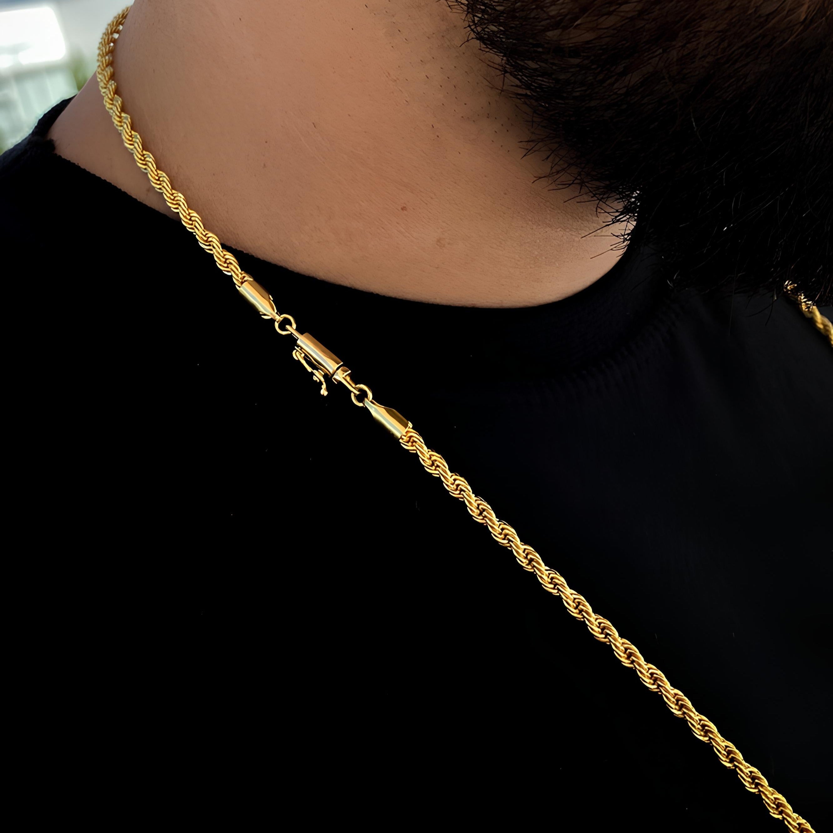 ROPE CHAIN 3MM - GOLD