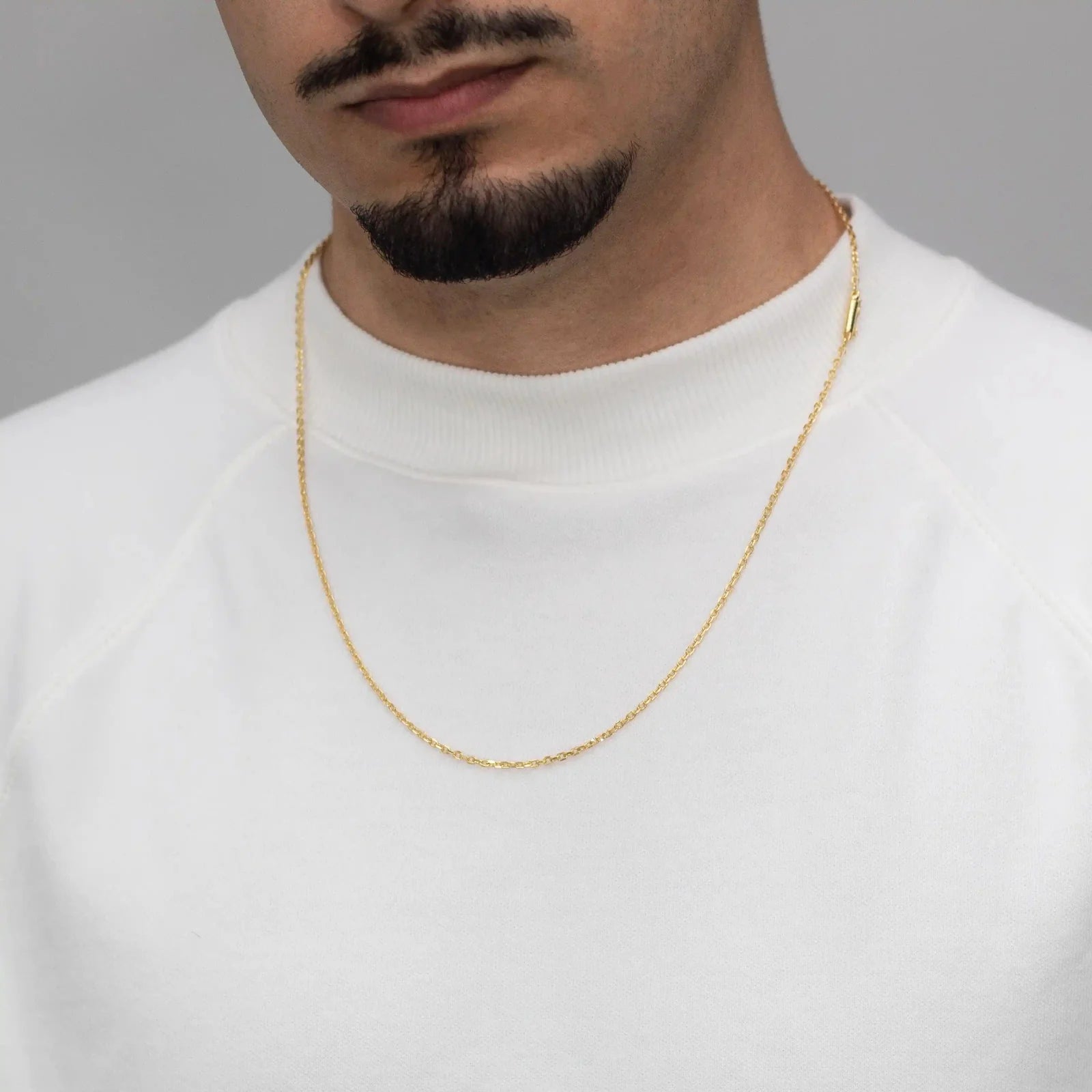 PAPERCLIP CHAIN 2MM  - GOLD