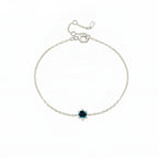Crystal Zircon Bracelet Silver