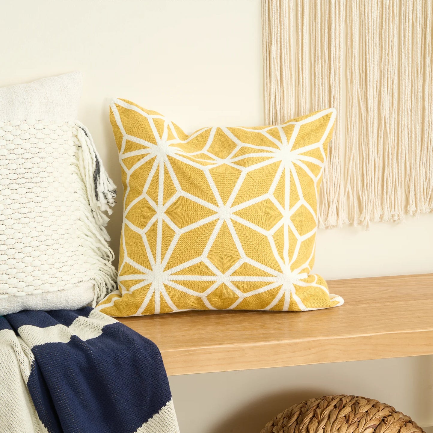 Floral Geometric pillow Cover