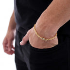 PAPERCLIP BRACELETS 4MM - GOLD
