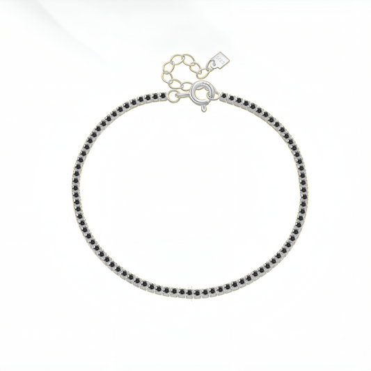 Silver Tennis Zircon Bracelet