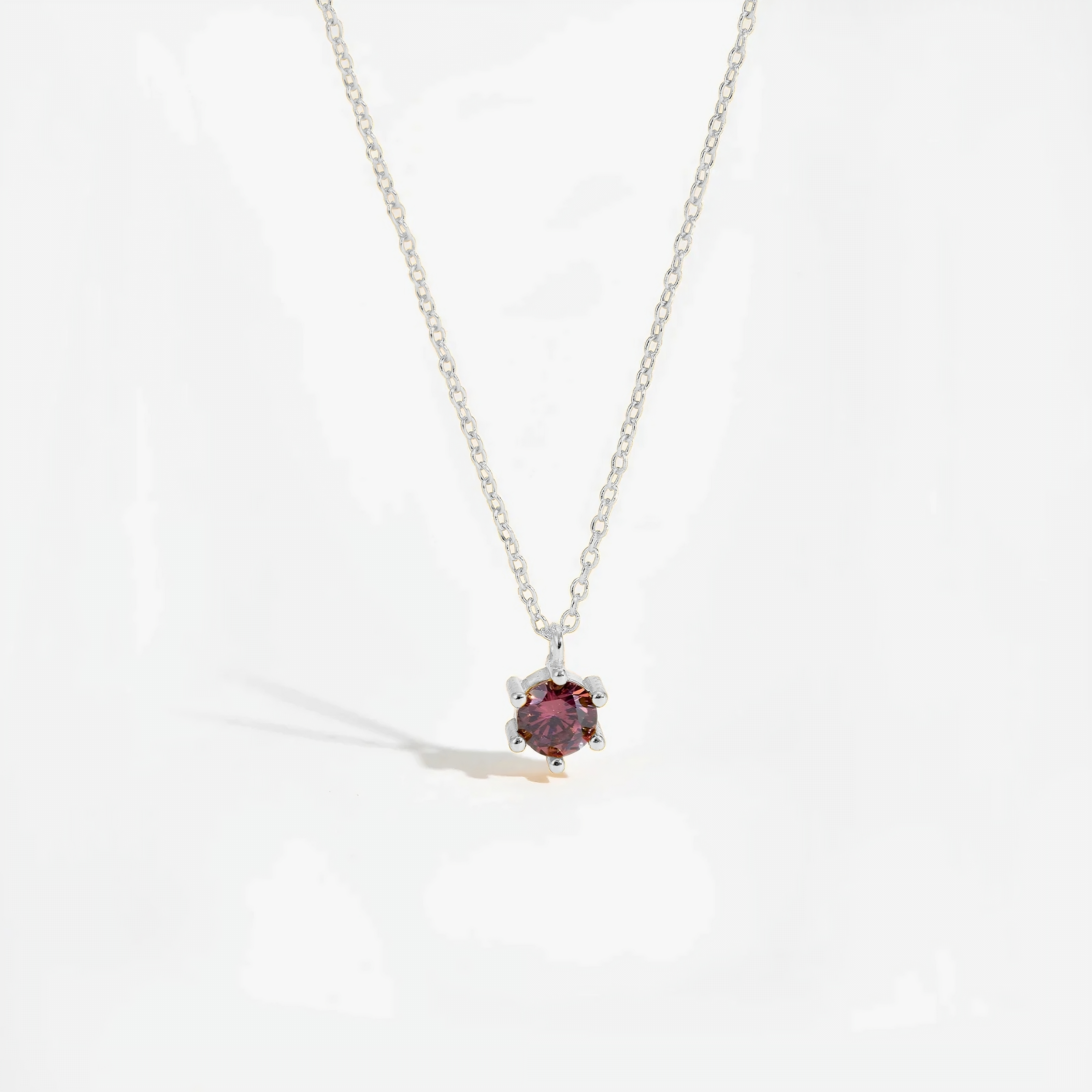 Crystal Necklace Silver