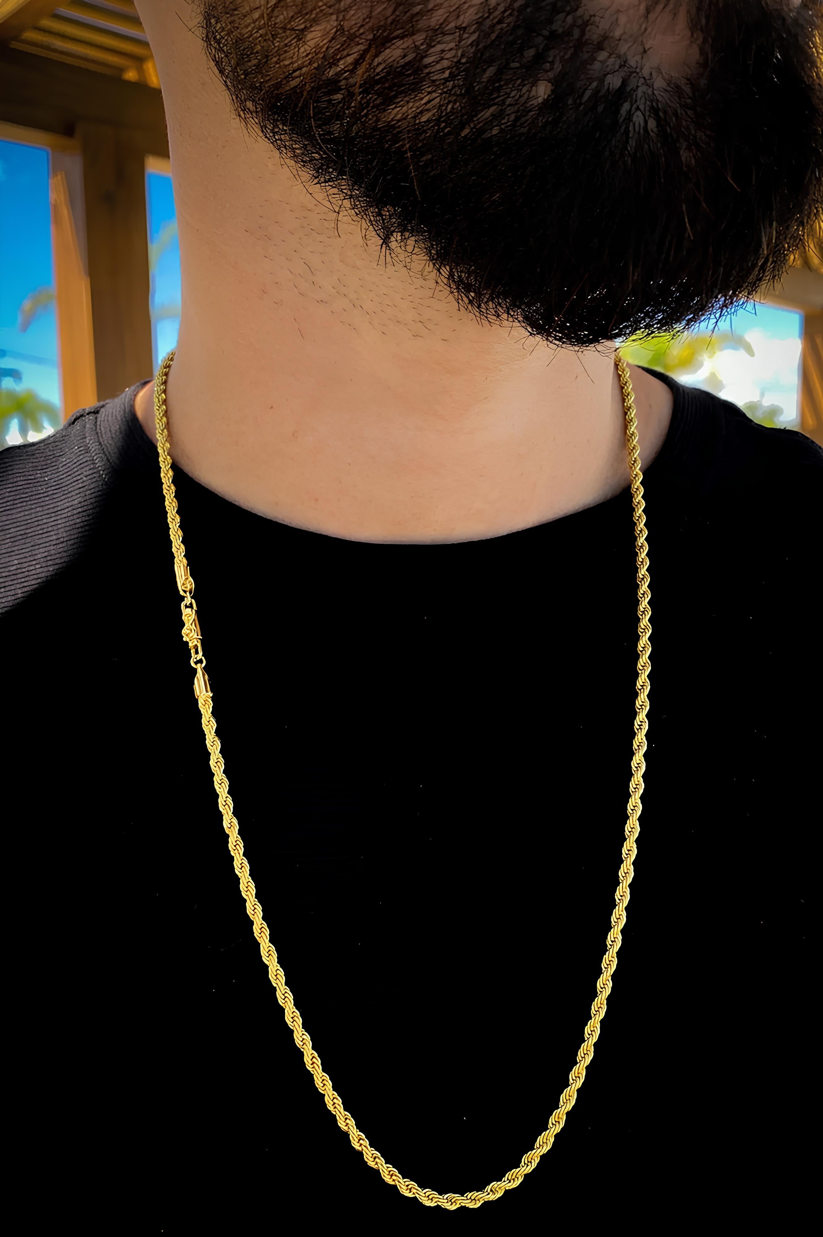 ROPE CHAIN 3MM - GOLD